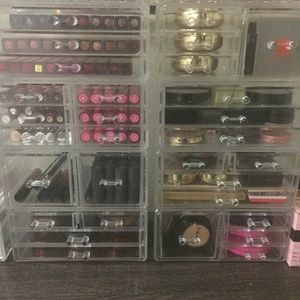 Ikee Design Makeup 4piece Stackable Acrylic Drawer Storage